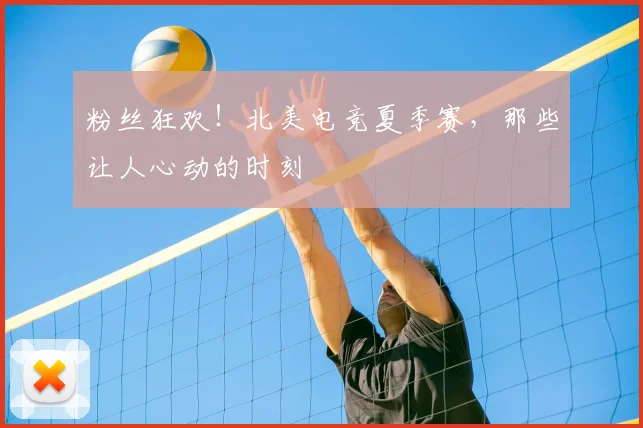 粉丝狂欢!北美电竞夏季赛,那些让人心动的时刻
